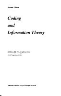 Coding and Information Theory