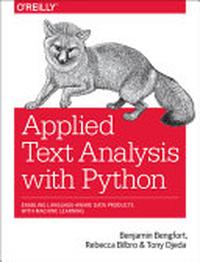 Applied Text Analysis with Python